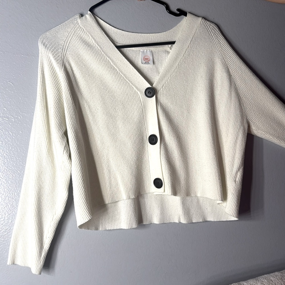 beige sweater